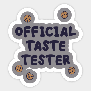 Official Taste Tester Sticker